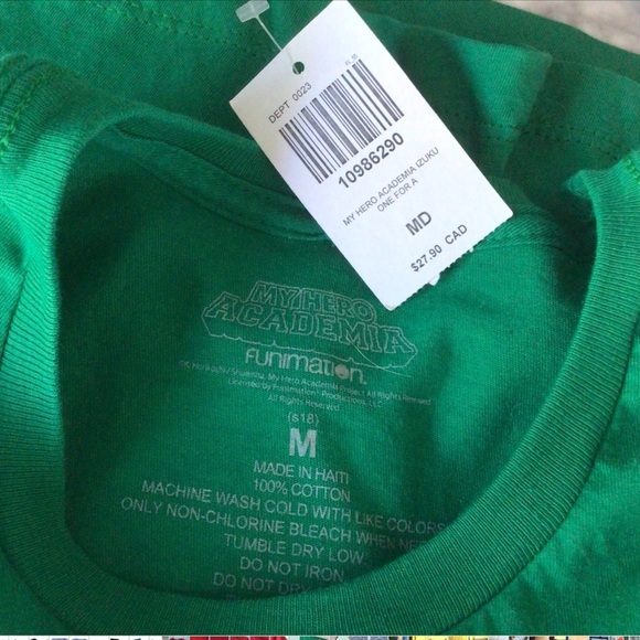 My Hero Academia Green T-Shirt - Picture 4 of 4